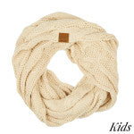 Load image into Gallery viewer, C.C SF-800 cable knit infinity scarf
