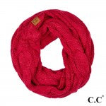 Load image into Gallery viewer, C.C SF-800 cable knit infinity scarf
