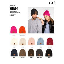 Load image into Gallery viewer, CC HTM-1 classic beanie with big CC Logo

