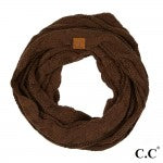 Load image into Gallery viewer, C.C SF-800 cable knit infinity scarf
